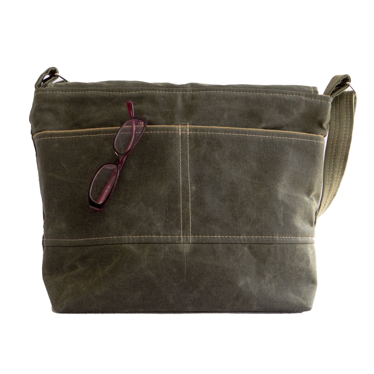 Waxed Canvas Mens Field Bag - 1820 Bag Co.