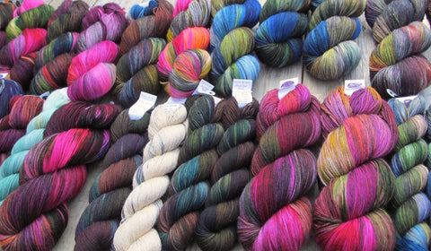 Wild Iris yarns