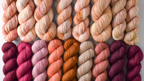 Golden Anniversary yarn with contrast colors