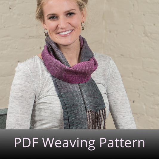 Offset Gradient Plaid - PDF Weaving Pattern