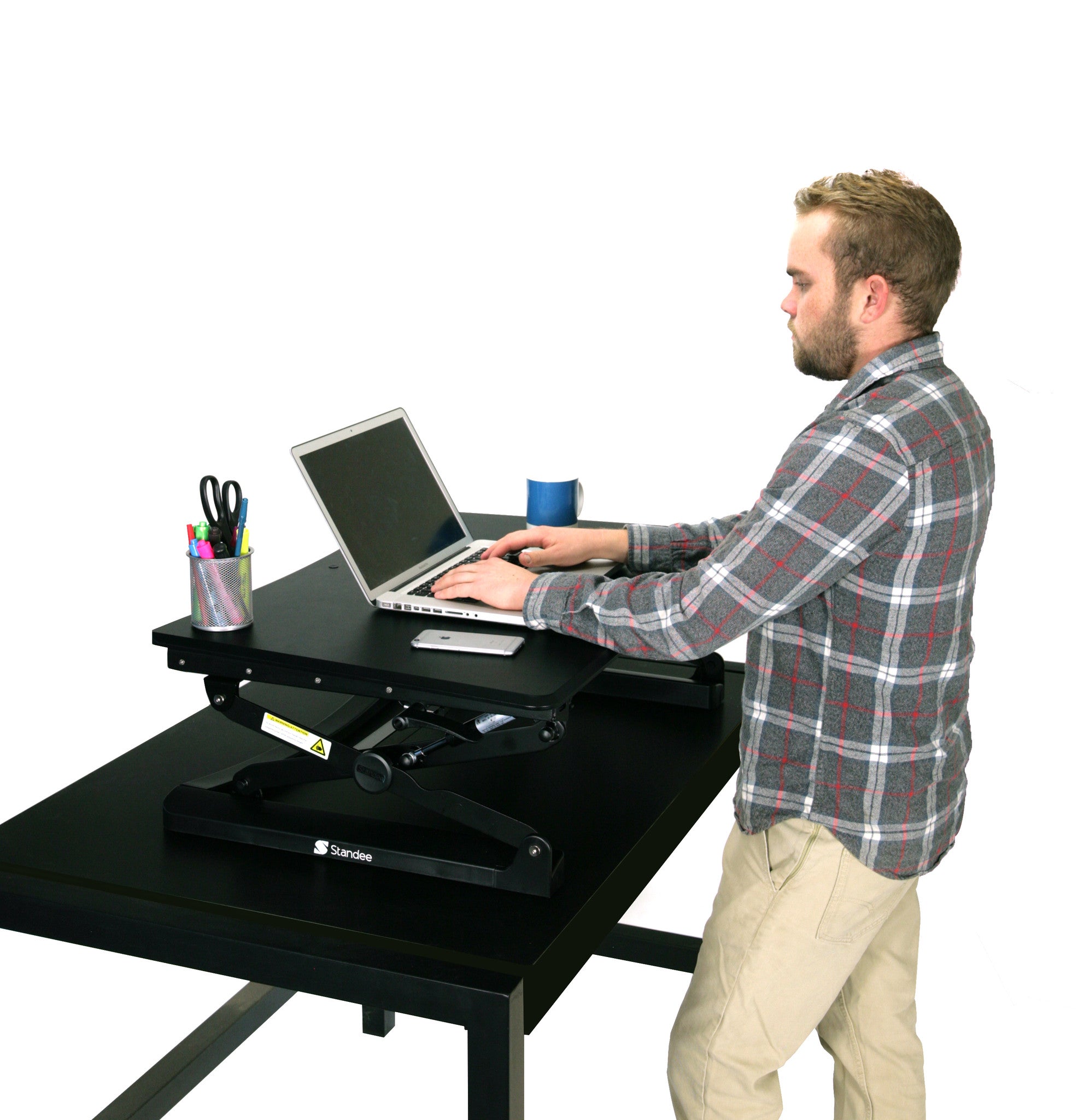 Standee Boost Height Adjustable Desktop Standing Desk Standeeco