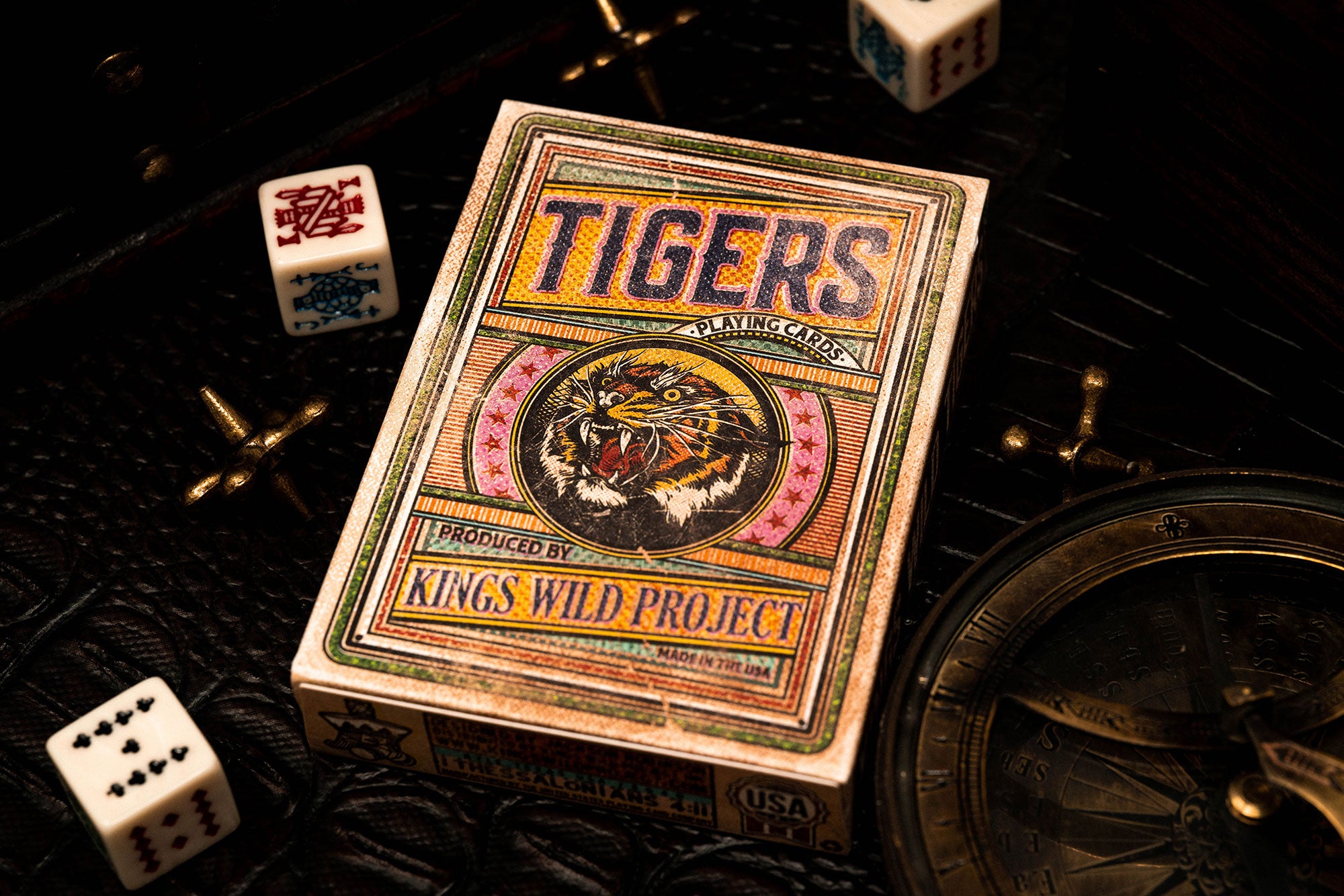 Kings Wild Tigers Collection of Luxury Playing Cards