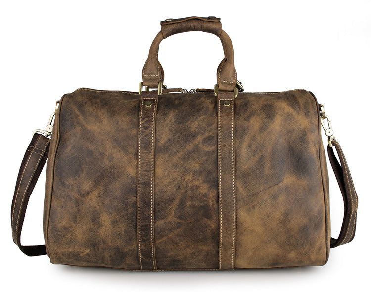 Outback - Brown - Men&#39;s Leather Duffle Bag | Love Handbags