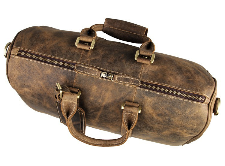 Outback - Brown - Men&#39;s Leather Duffle Bag | Love Handbags