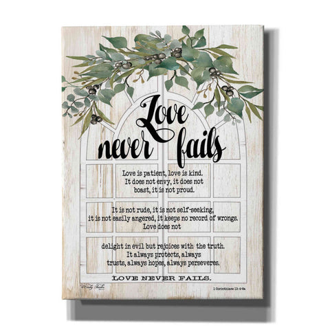 Image of 'Berry Swag Love Never Fails' by Cindy Jacobs, Canvas Wall Art