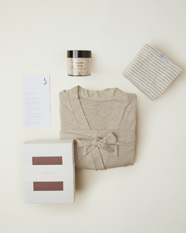 Solly Gift Set: robe, Solly Swaddle, bath salts, Solly Wrap
