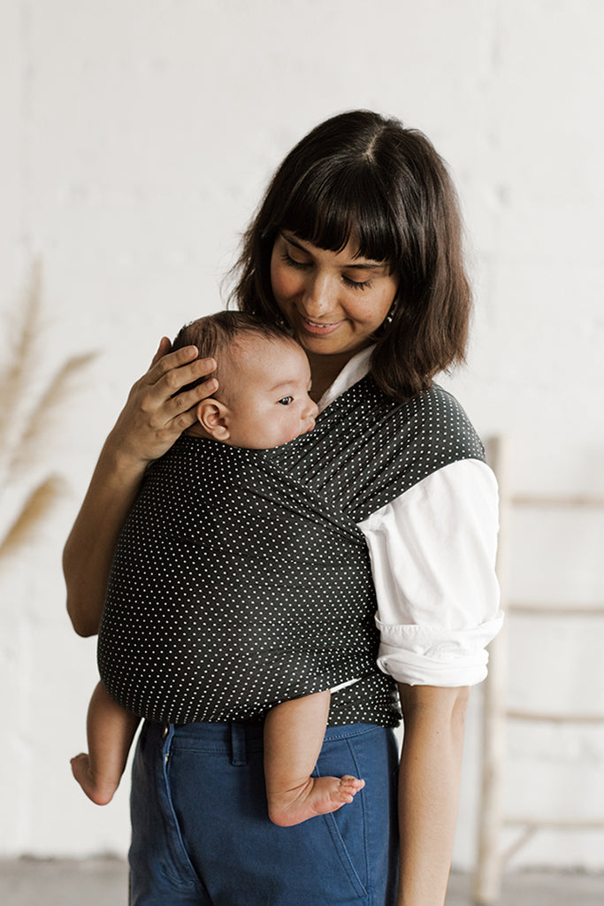 black solly baby wrap