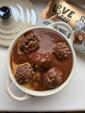 Nutty Choc Balls Baked Oats