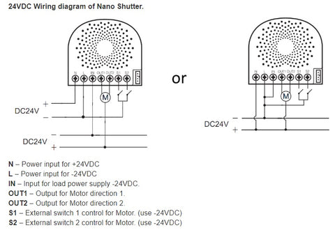 Aeotec by Aeon Labs Z-Wave Plus Nano Shutter ZW141 DC Motor Wiring Diagram