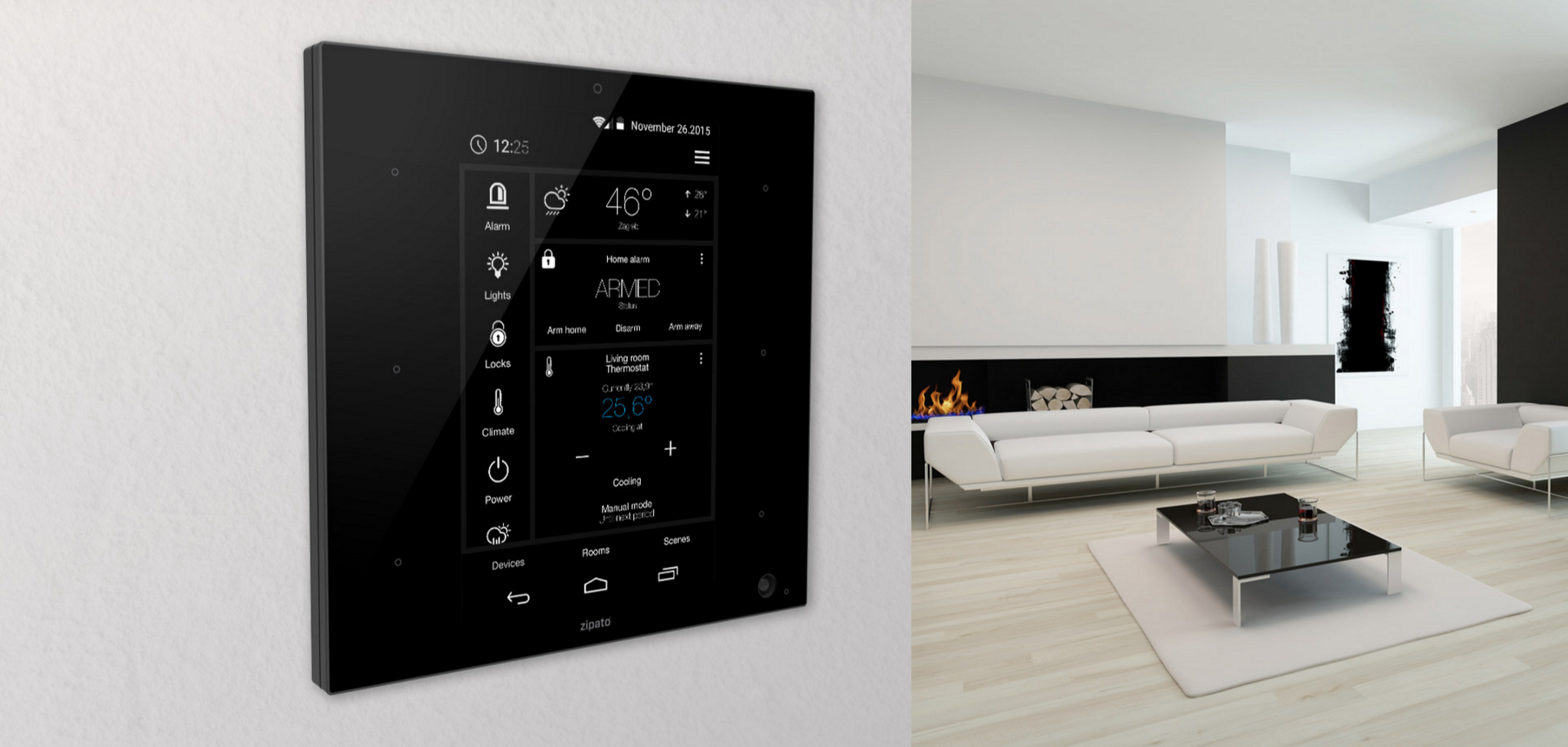 Zipato ZipaTile ZWave Plus Home Automation Controller ZT.ZWUS The