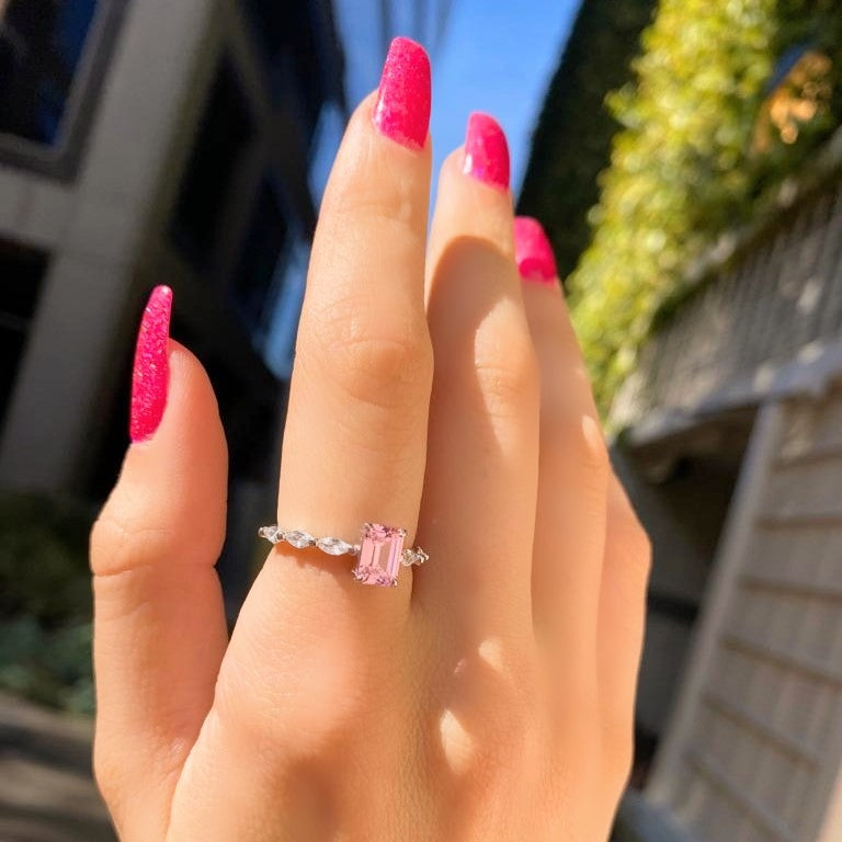 Pink Diamond Ring