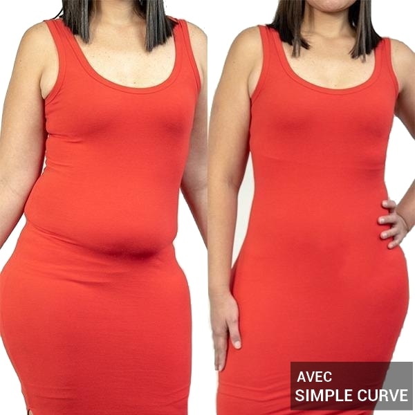 culotte gainante-culotte gaine-culotte ventre plat-culotte amincissante-simple curve-avant après