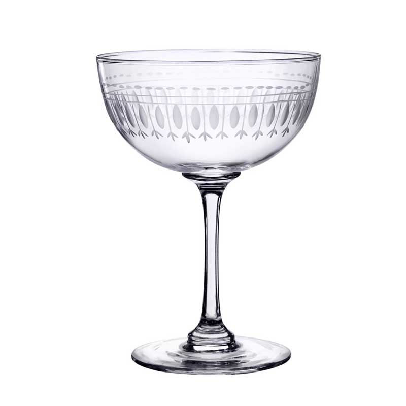 small champagne saucers