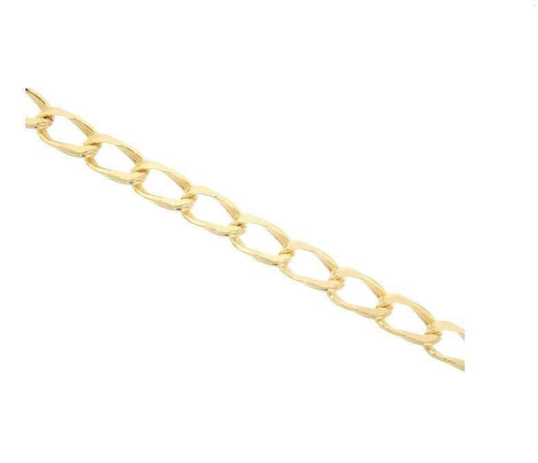 14k GP Gold Multi Link Chain Necklace