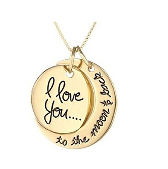 Love You To The Moon and Back Necklace