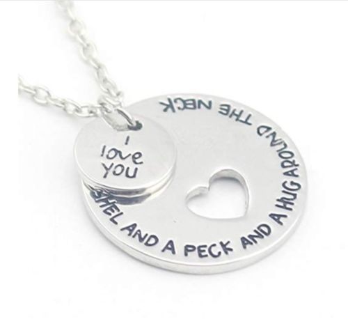 Silver Bushel & Peck Charm Necklace