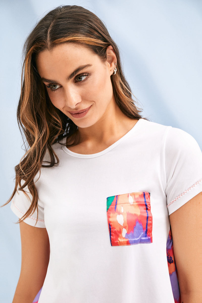 Camiseta con bolsillo y espalda estampada Madagascar Lolitas&L