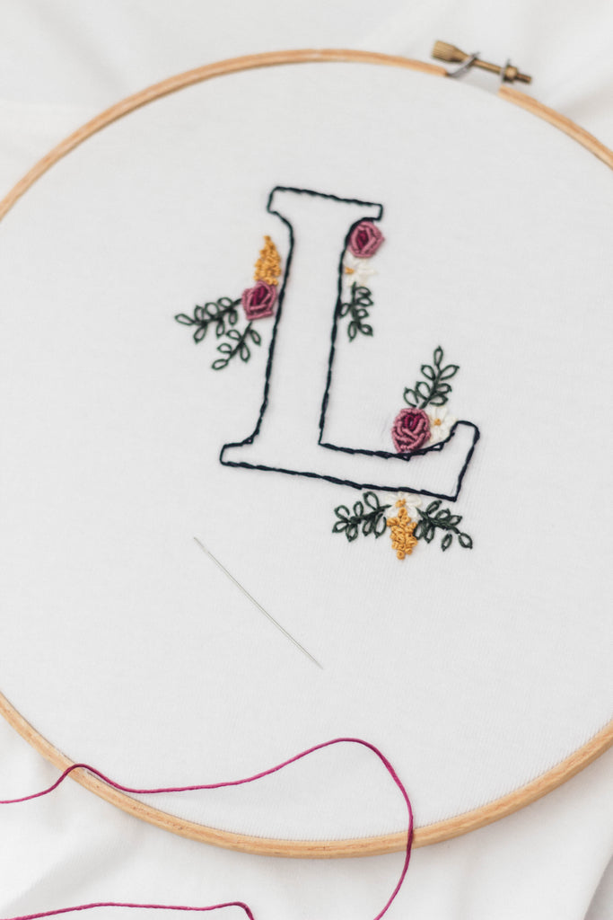 alphabet for hand embroidery free pdf template bouquet clothing