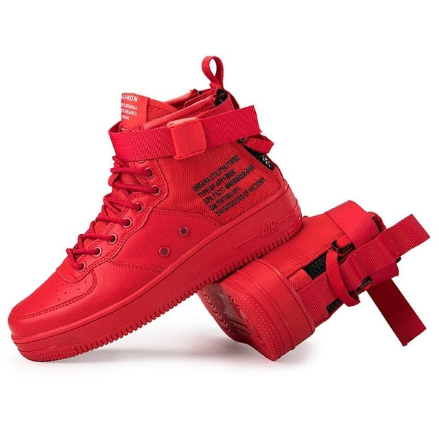 hip hop shoes red