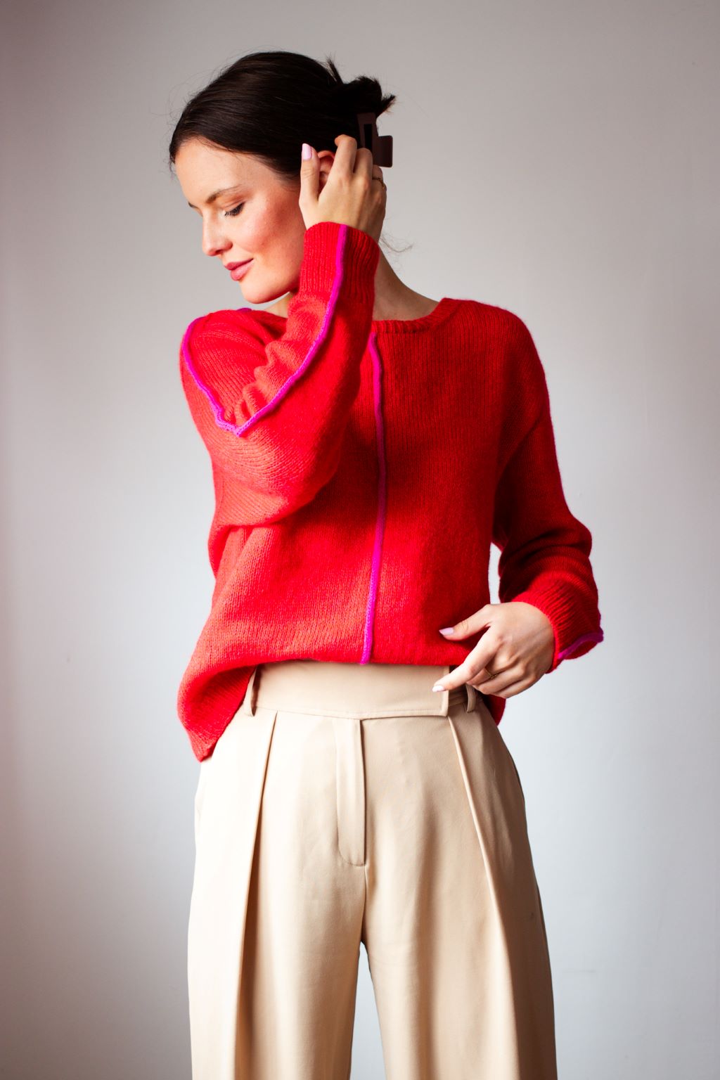 Piping Hot Sweater by Lily Kate