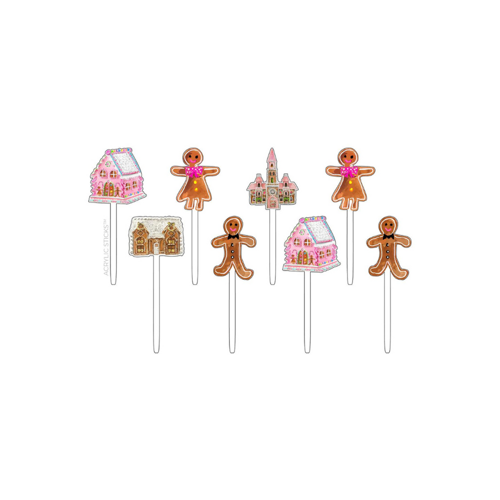Natural Peppermint Cocoa Stirrers – Pink Antlers