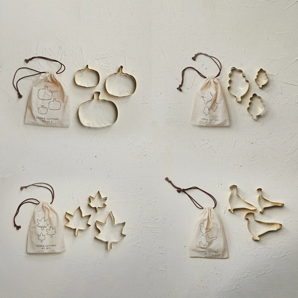Stainless Steel Holiday Cookie Cutters – Pink Antlers