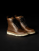 brown leather men's boots from AETHER Apparel