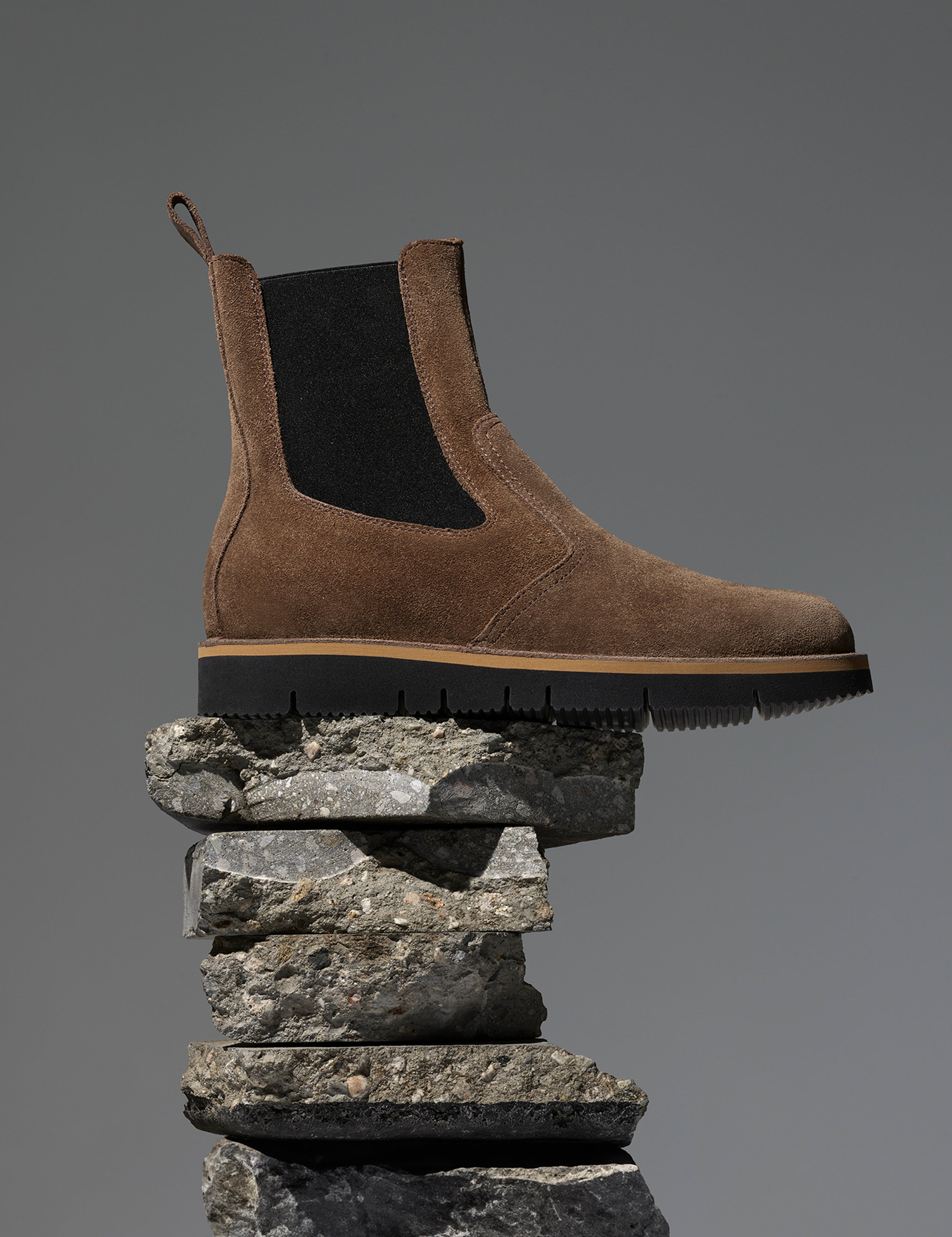 brown suede men's boots from AETHER Apparel