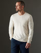 Man wearing beige sweater from AETHER Apparel