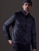 Man wearing black Eco Insulated Jacket from AETHER Apparel