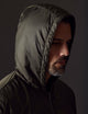 Green insulated hoodie from AETHER Apparel