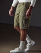 green fatigue shorts from AETHER Apparel