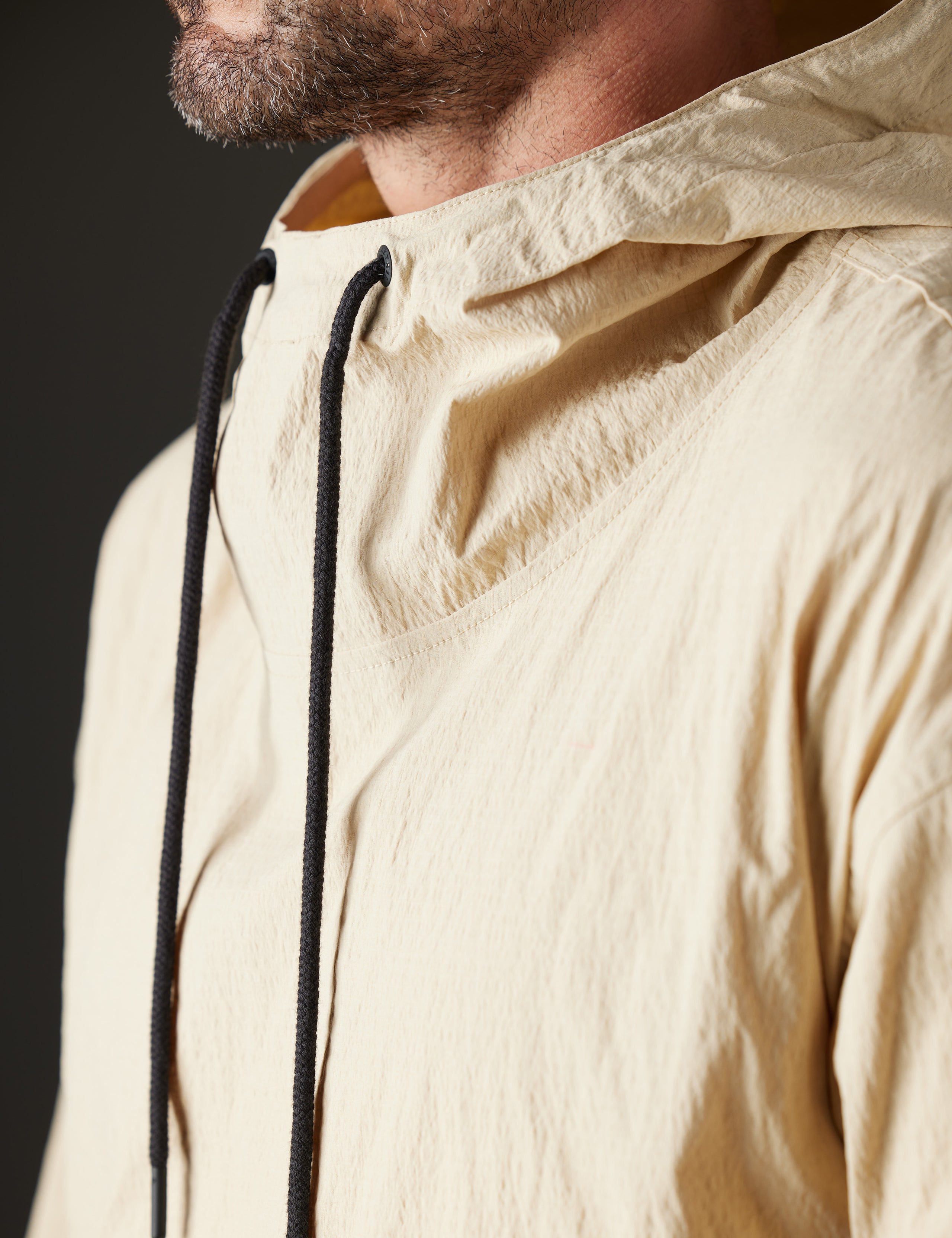 Beige anorak from AETHER Apparel