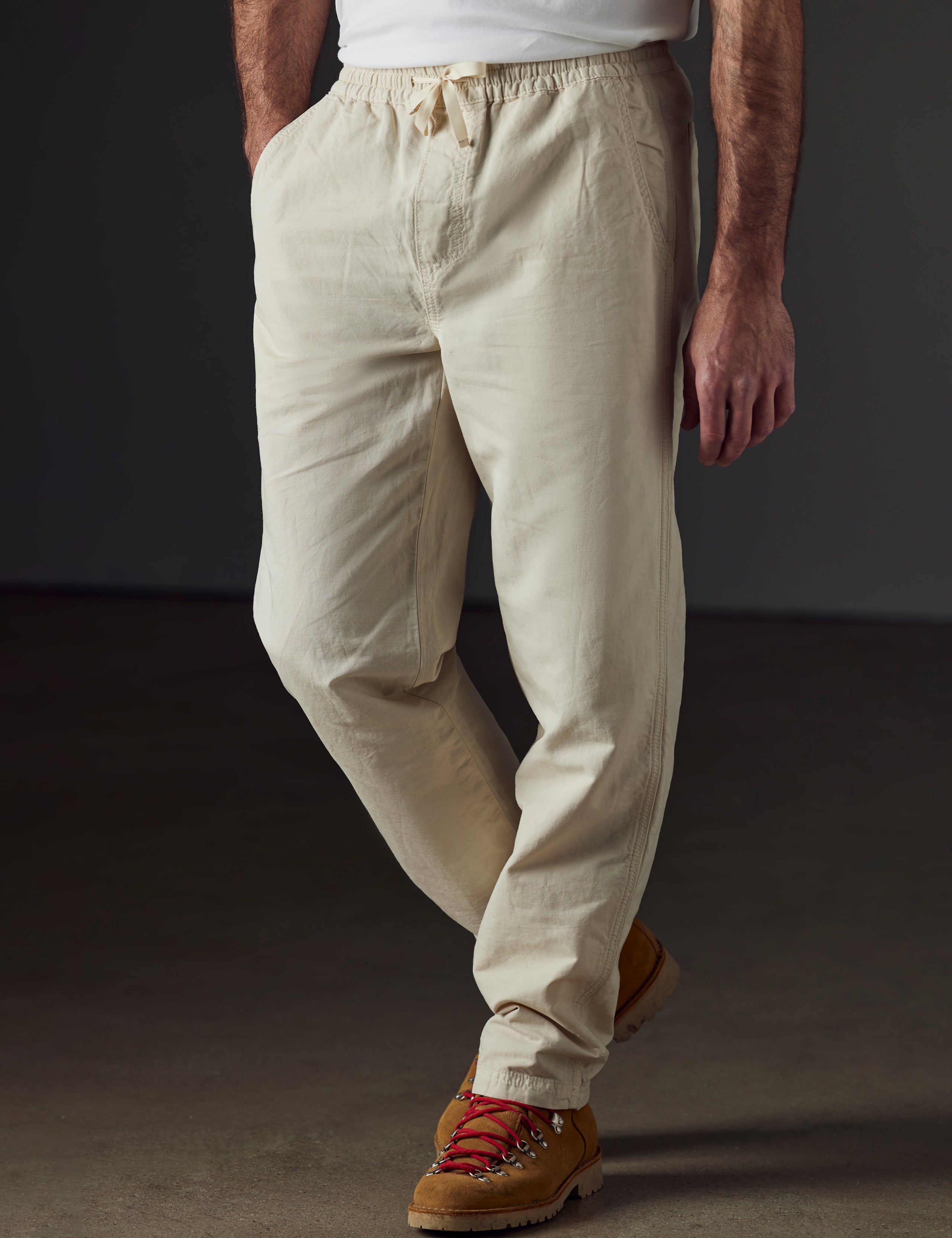 beige fatigue pant from AETHER Apparel