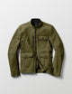 green motorcycle jacket from AETHER Apparel