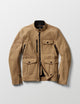 brown motorcycle jacket from AETHER Apparel