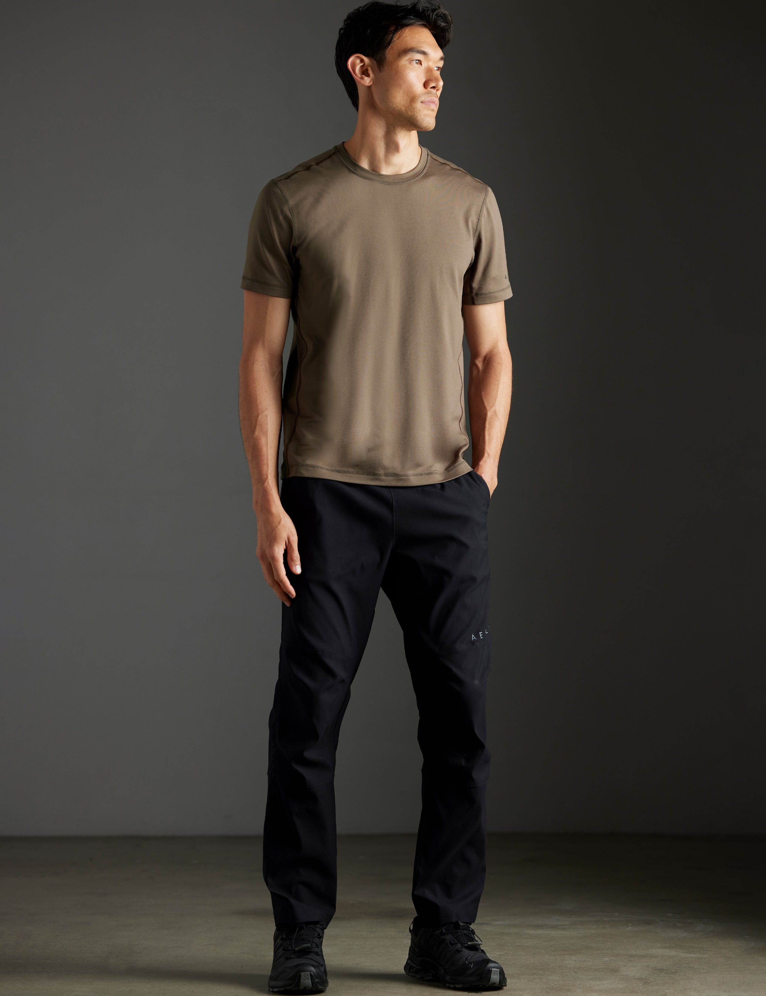 man wearing black pants from AETHER Apparel