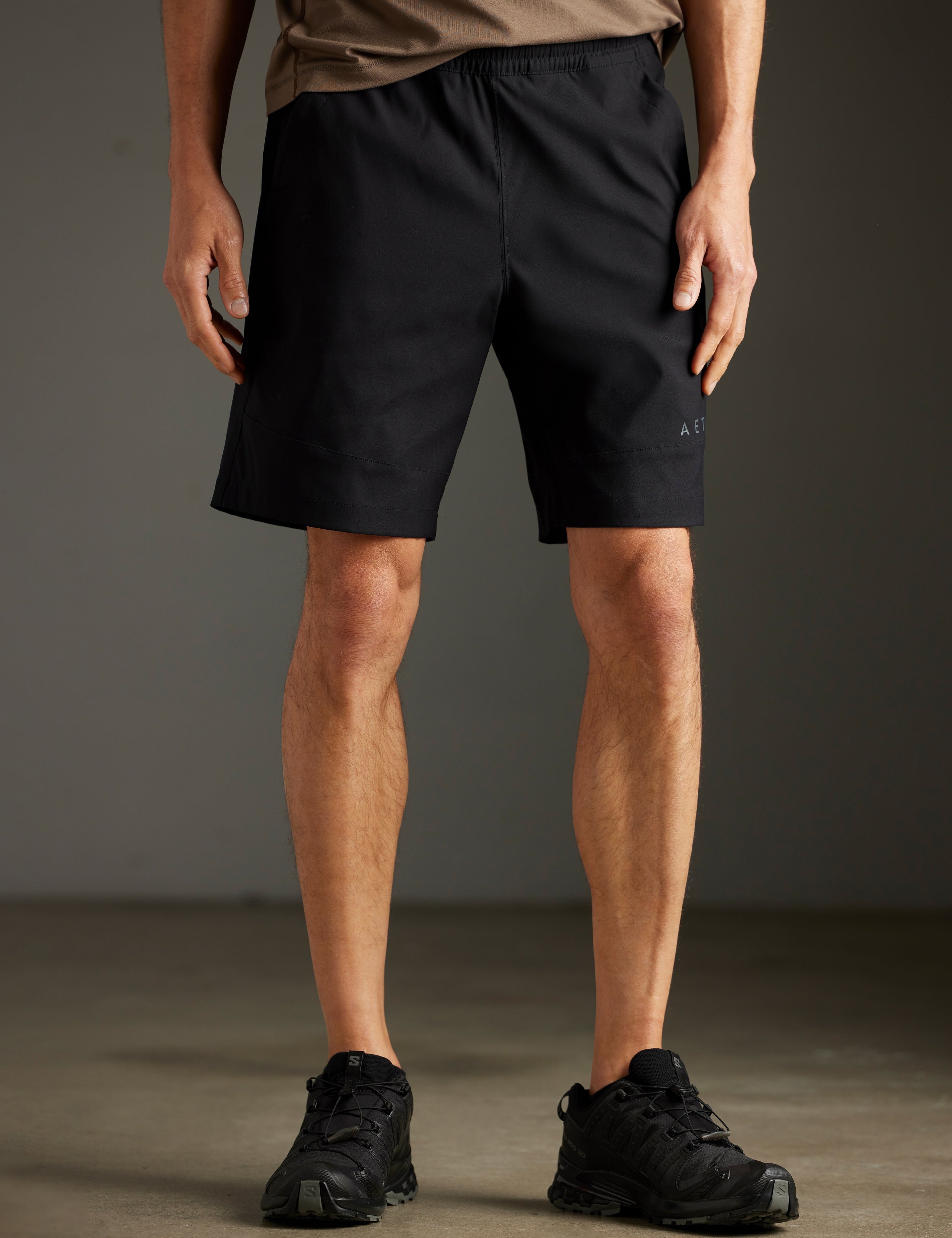 men's black shorts from AETHER Apparel