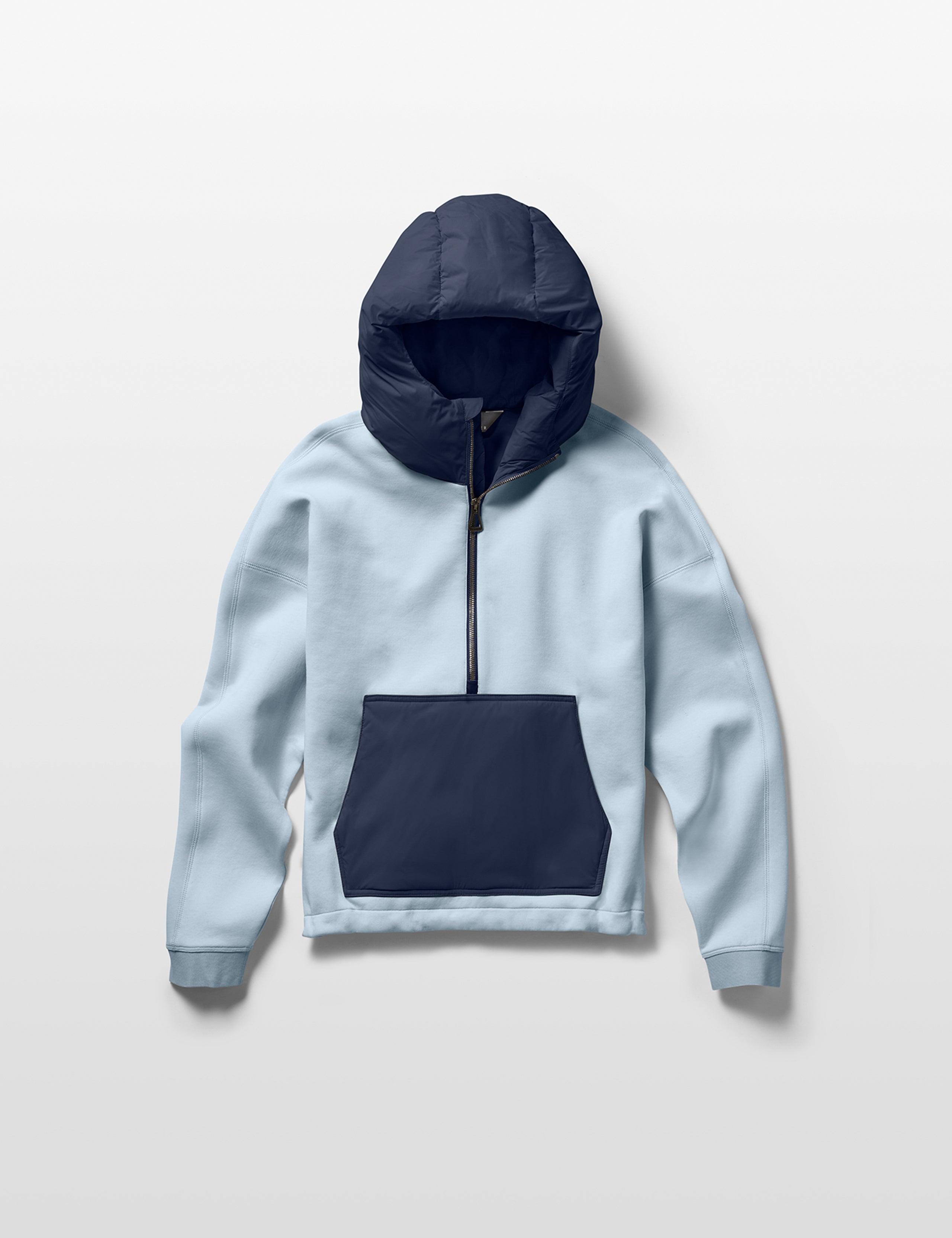 Blue Align Hooded Anorak from AETHER Apparel.