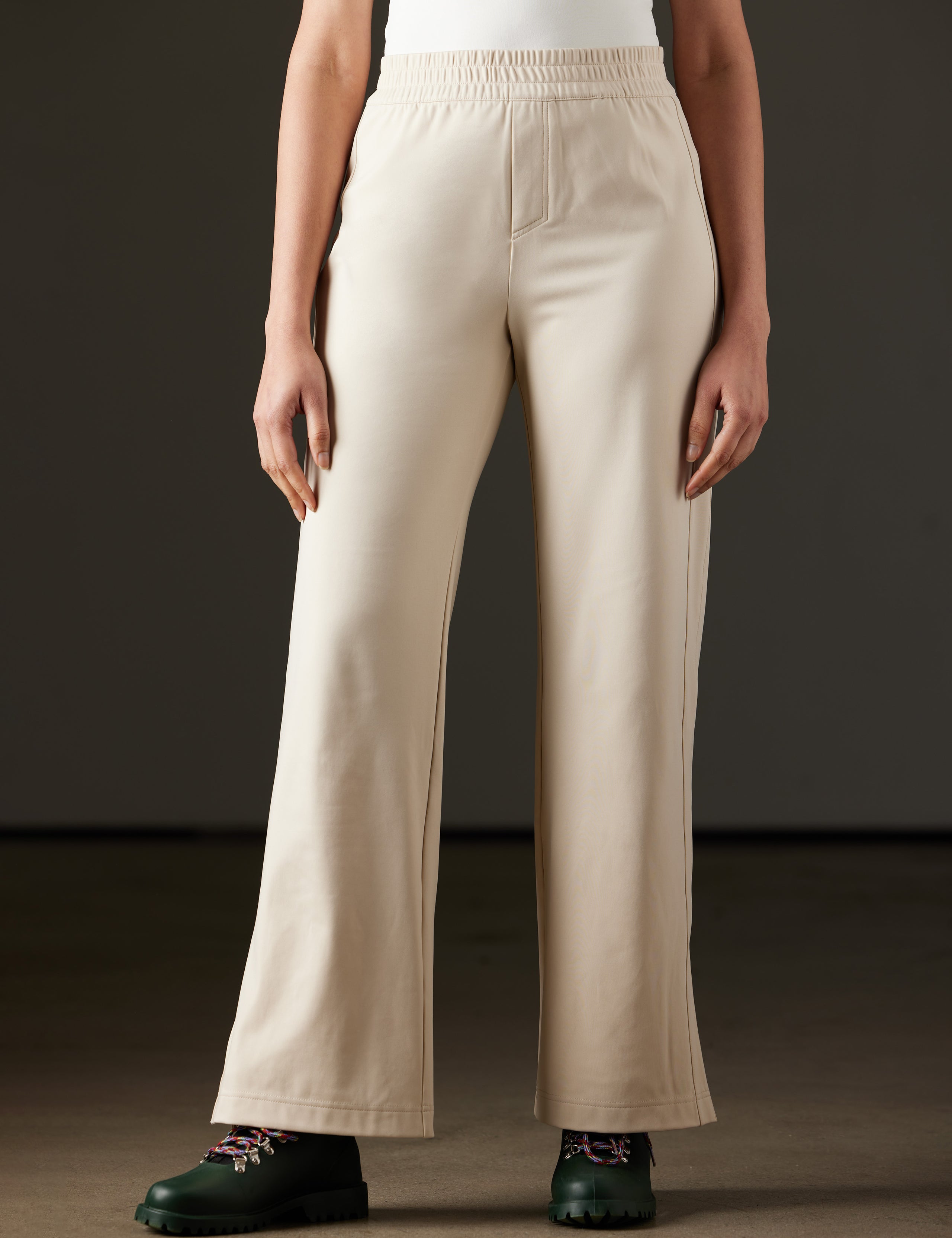 Women's white travel pant from AETHER Apparel