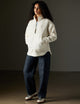 Women wearing white fleece anorak from AETHER Apparel