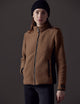 Woman wearing brown fleece from AETHER Apparel