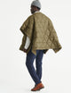 quilted poncho from Aether Apparel