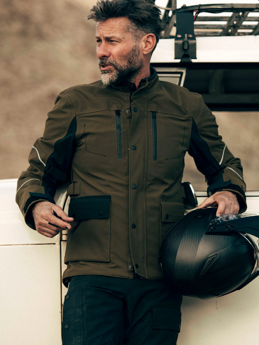 Divide Motorcycle Jacket - Dark Discovery Green