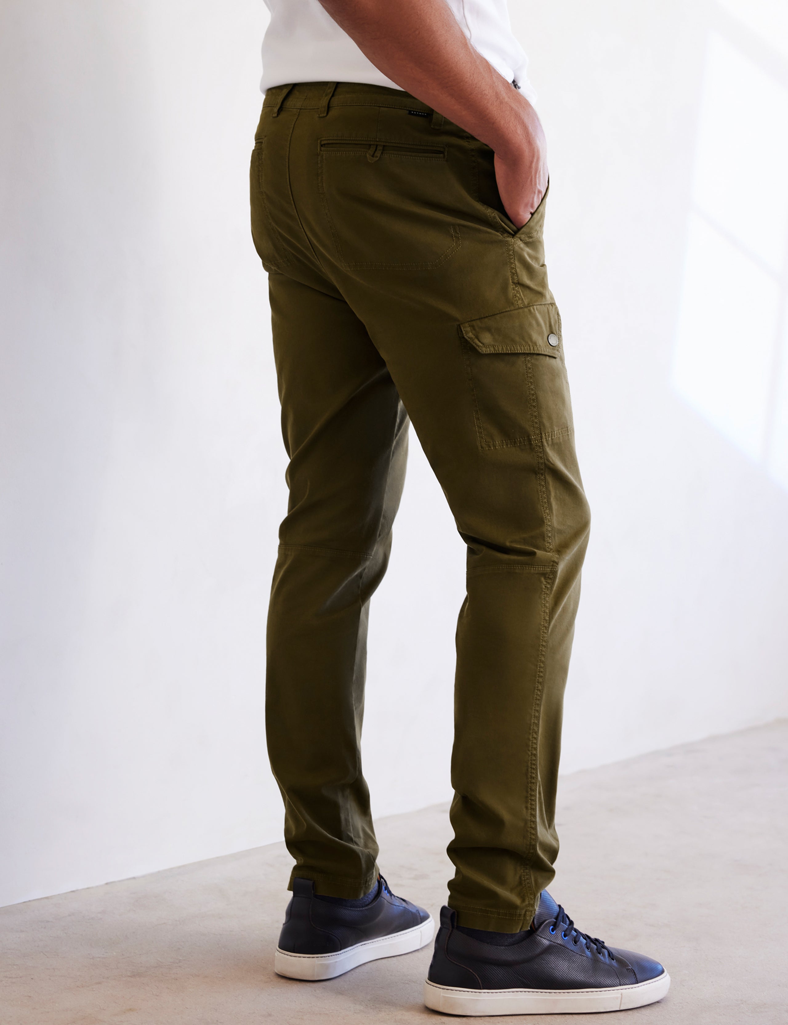man wearing green pants from AETHER Apparel