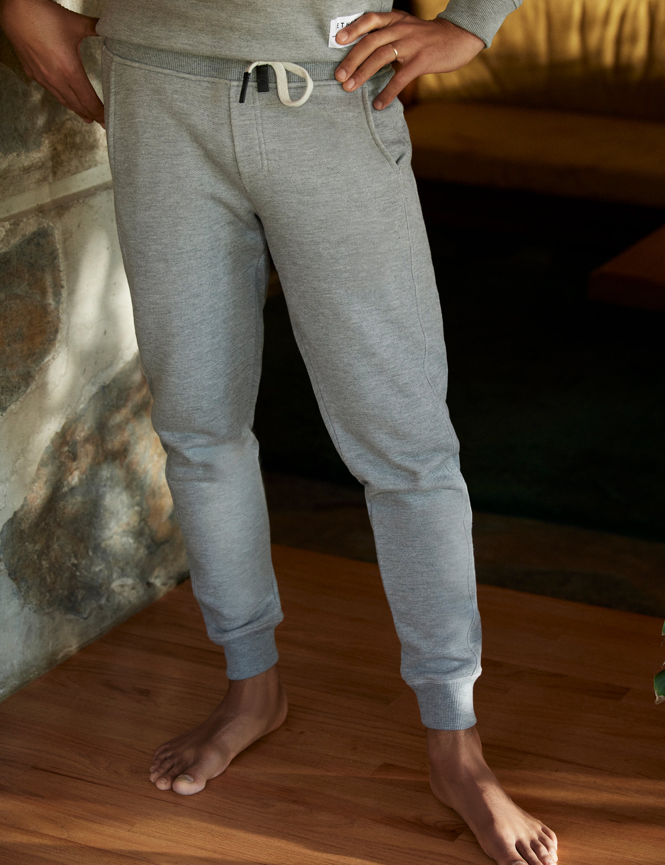 light grey sweatpants for men