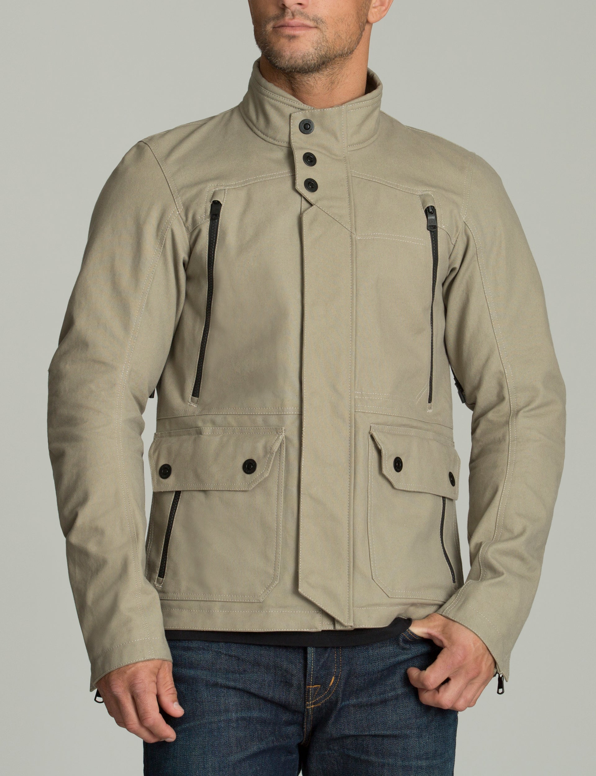 Mojave Motorcycle Jacket - Dark Sand