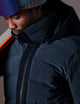 man wearing blue ski jacket from AETHER Apparel