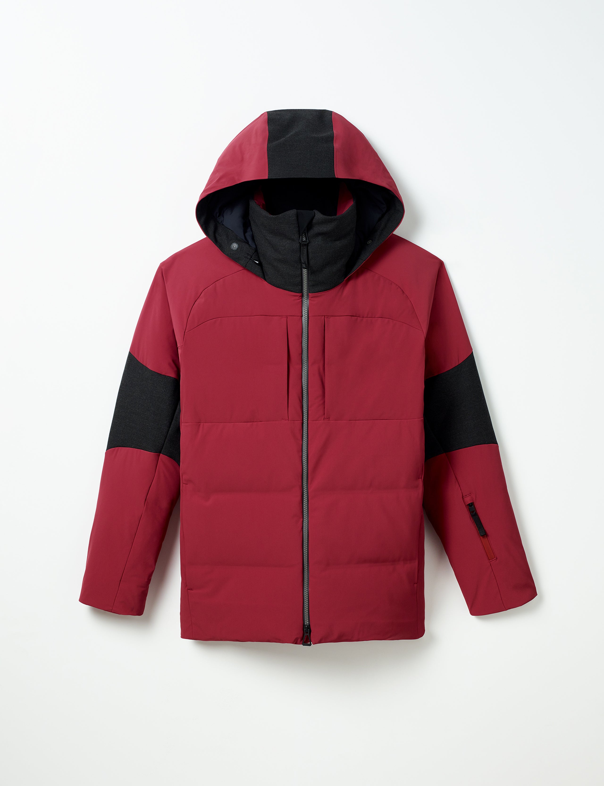 red ski jacket for men from Aether Apparel