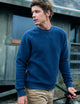 man wearing blue fleece sweater